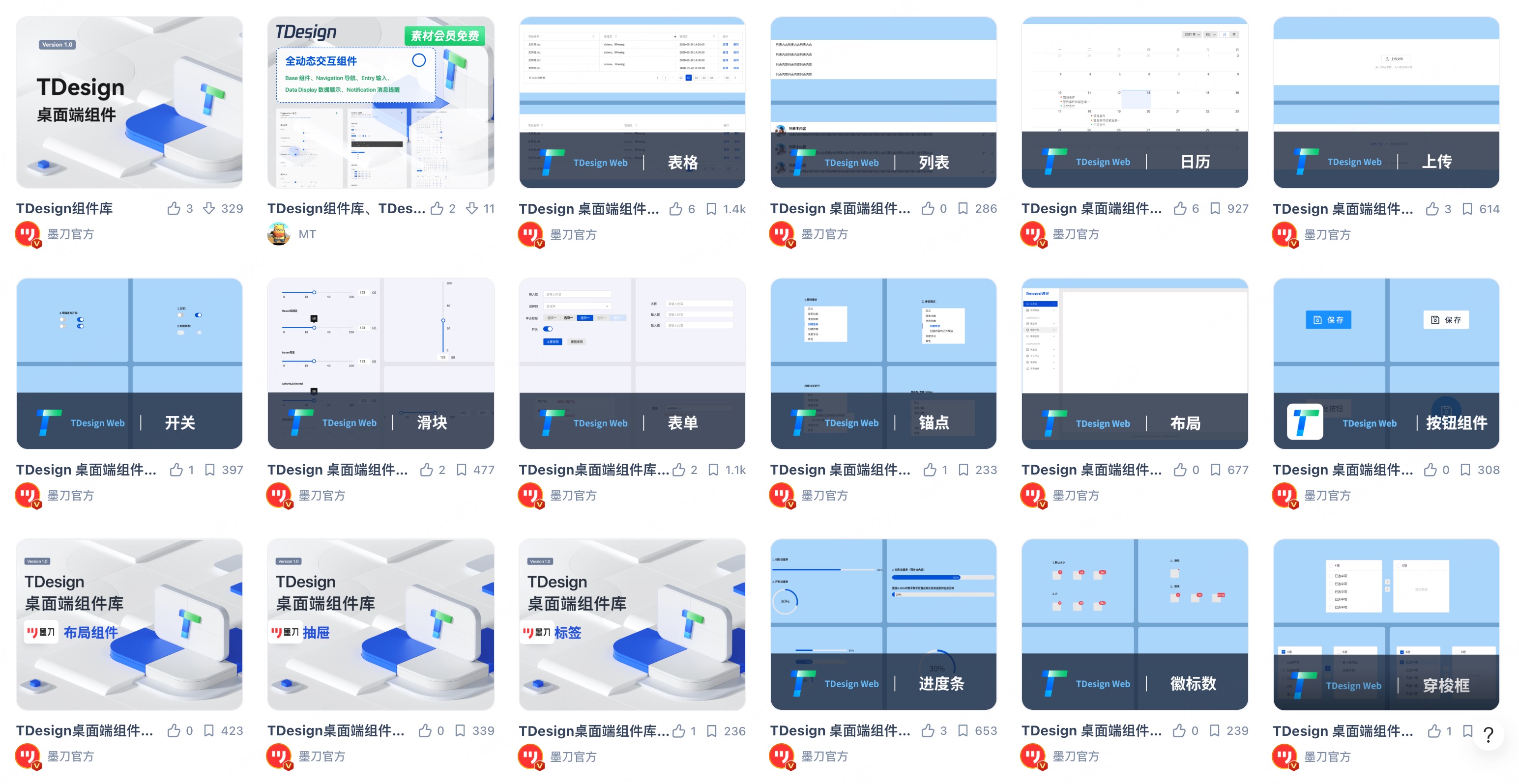 TDesign端设计资源
