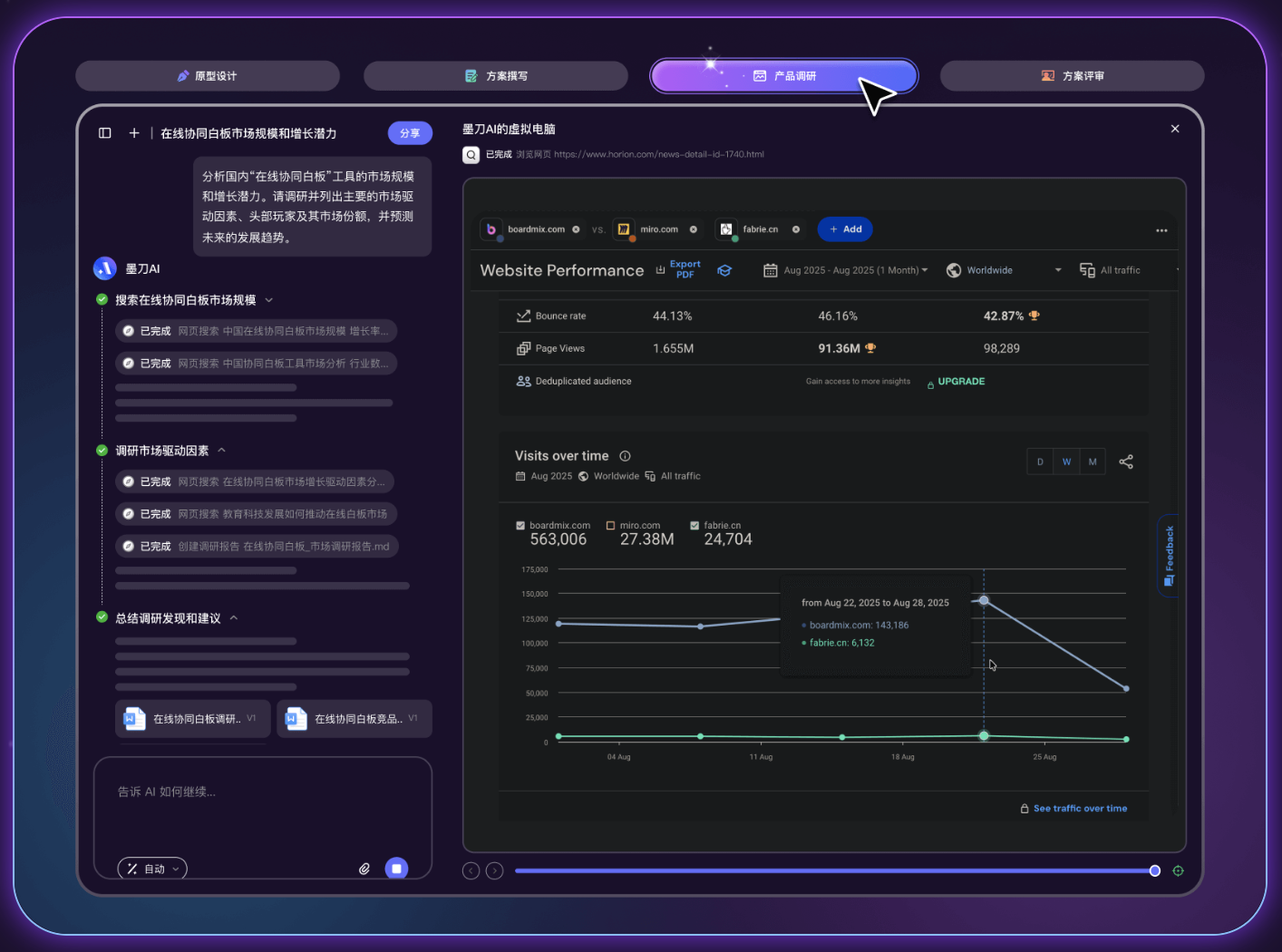 产品经理AI调研工具