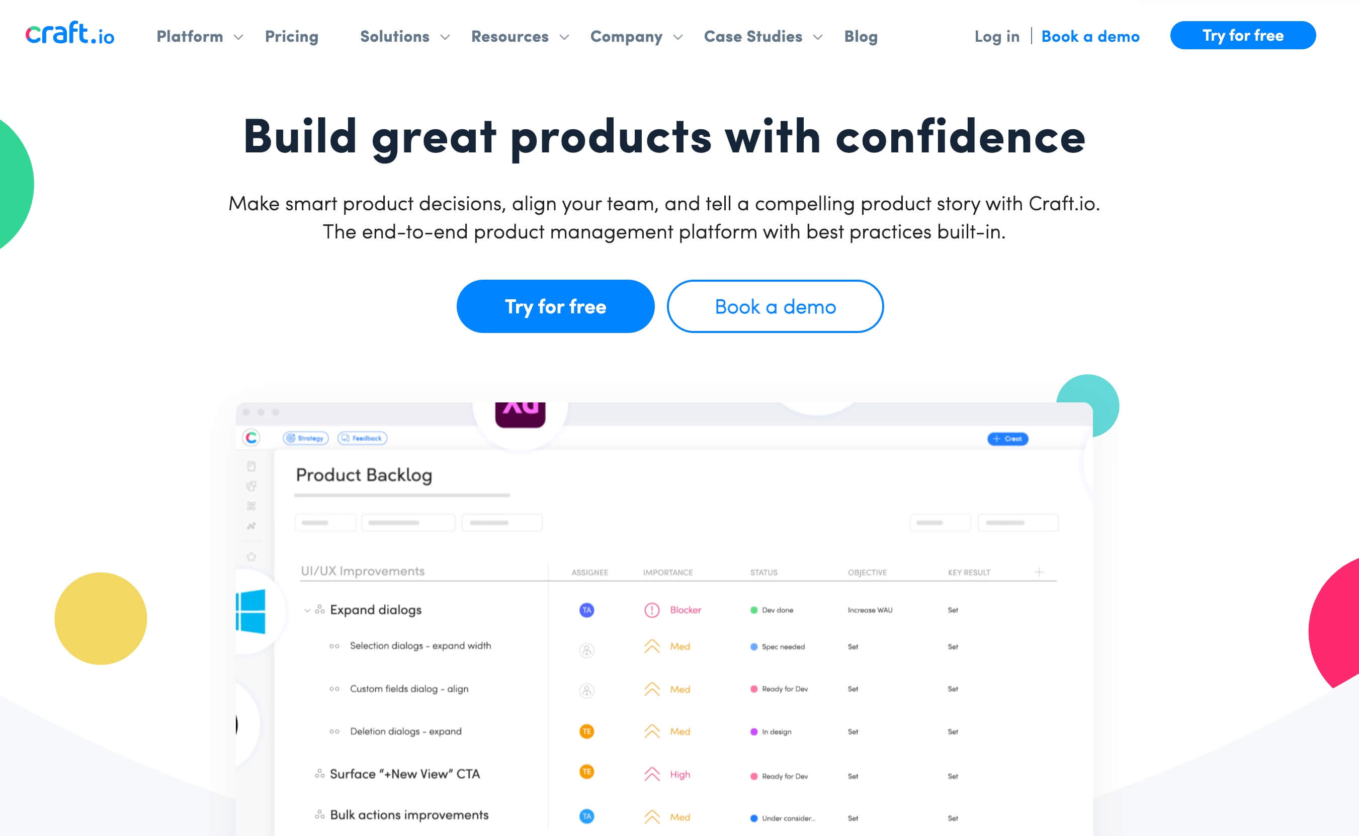 产品经理需求分析工具Craft.io