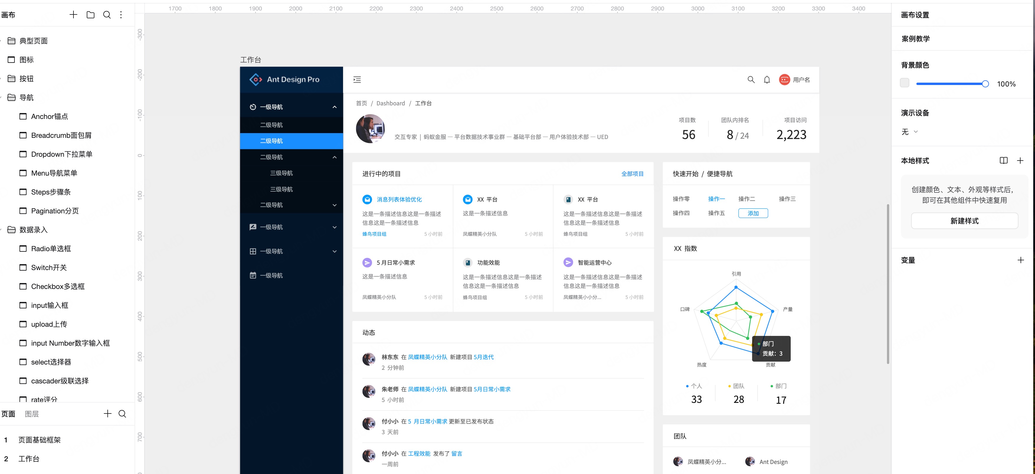 用Ant Design快速搭建UI界面