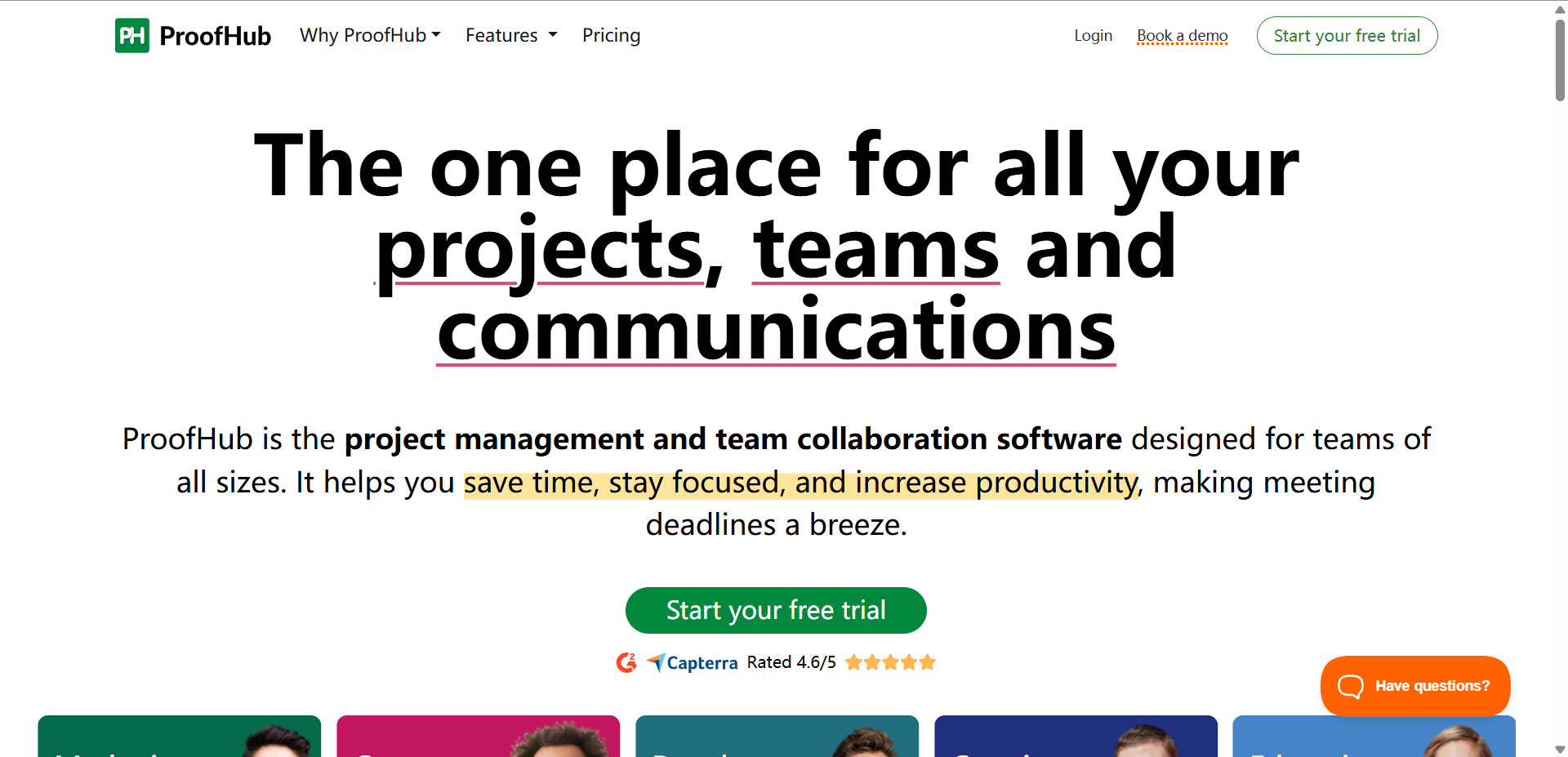 ProofHub 任务文档管理及协作功能