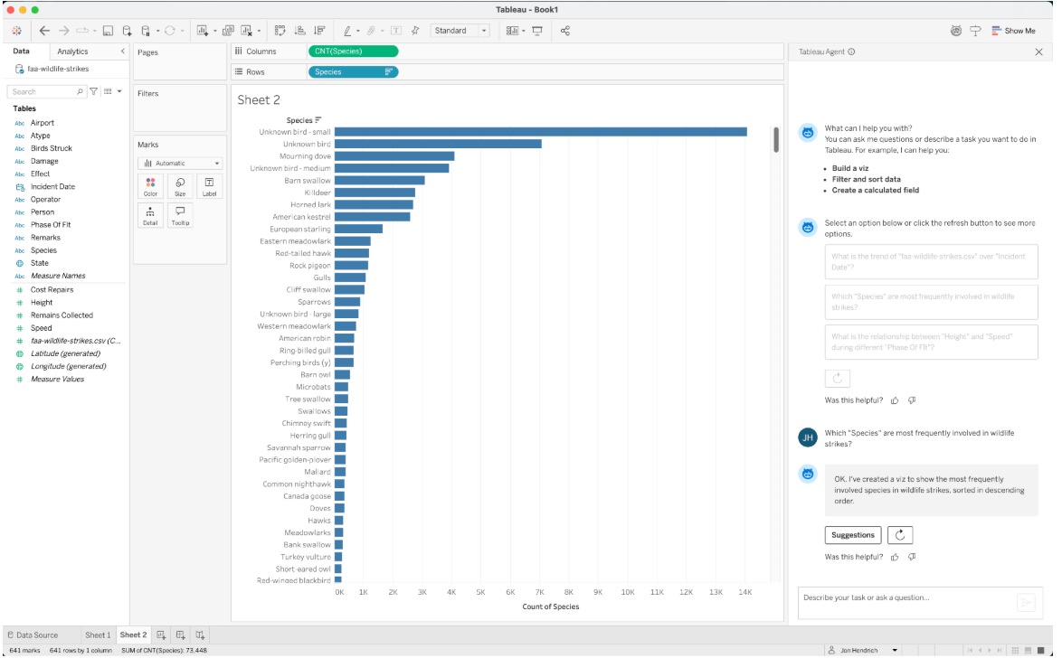 AI图表工具Tableau
