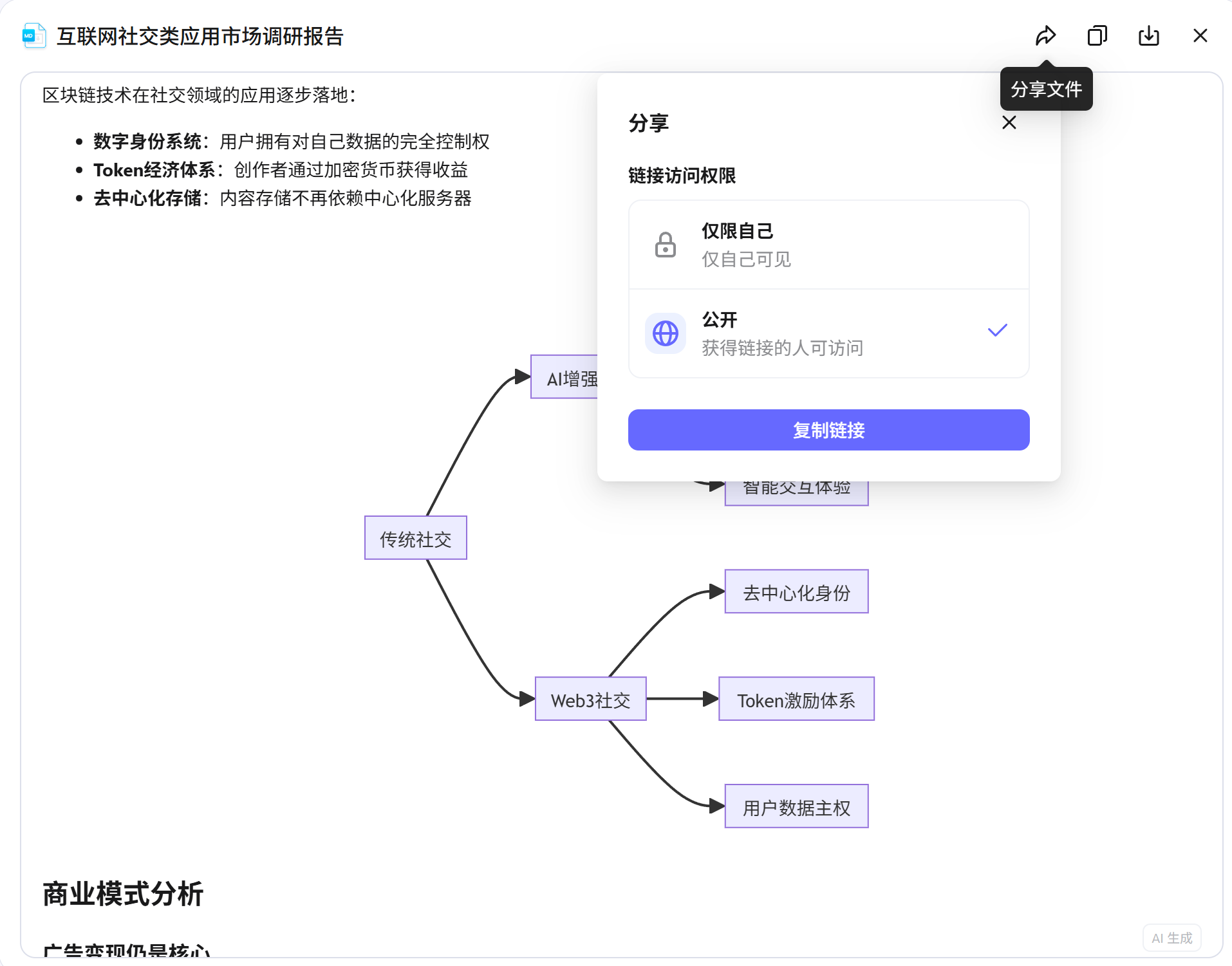 AI智能体生成市场调研工具