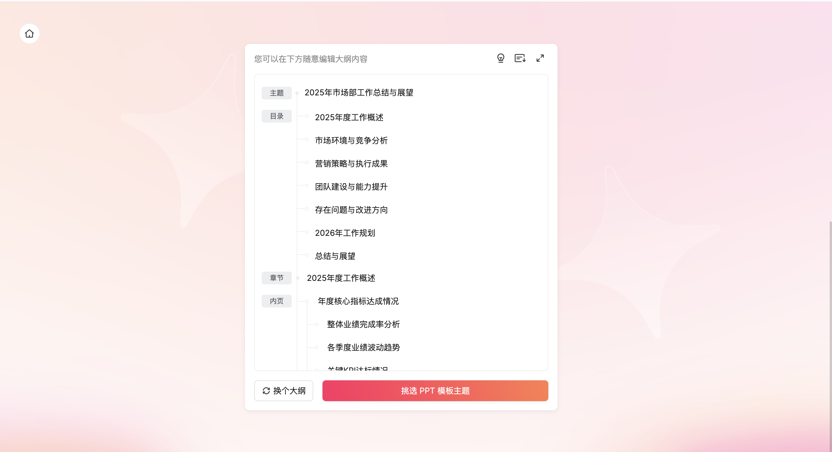 AI生成工作总结PPT工具