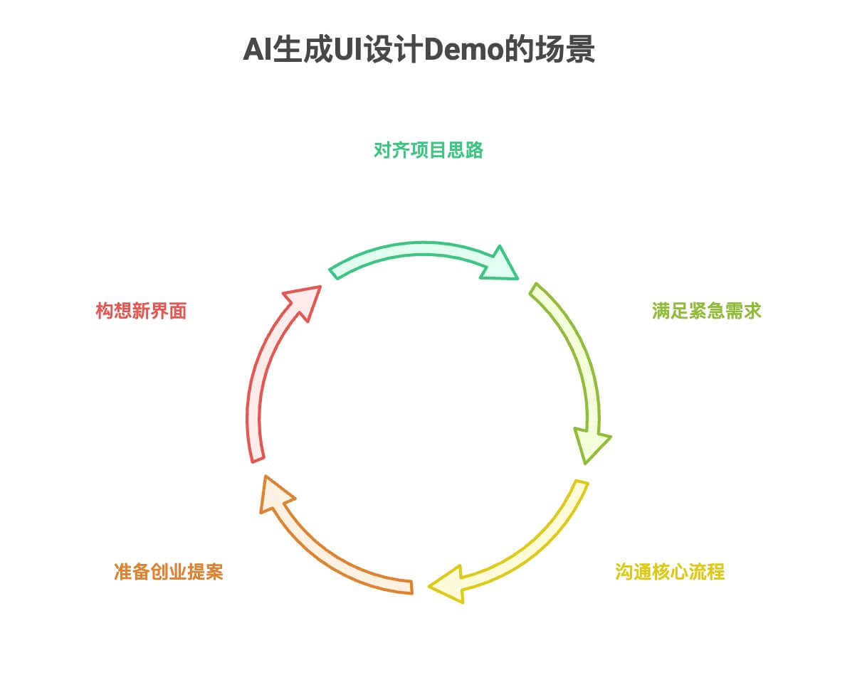 5大AI生成UI设计Demo的场景