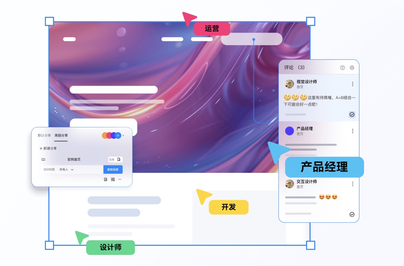 墨刀进行在线高效协作
