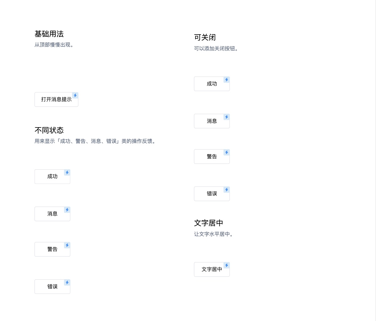 Element提示组件