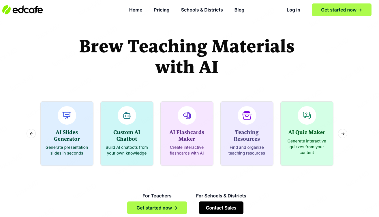 免费PPT自动生成网站Edcafe AI