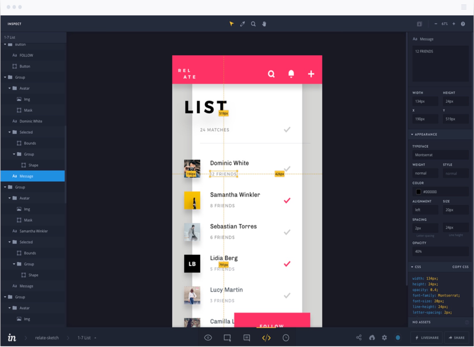 InVision免费在线原型设计工具