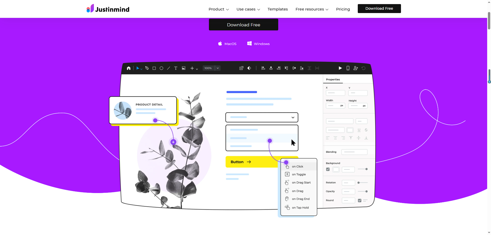 Justinmind免费在线原型设计工具