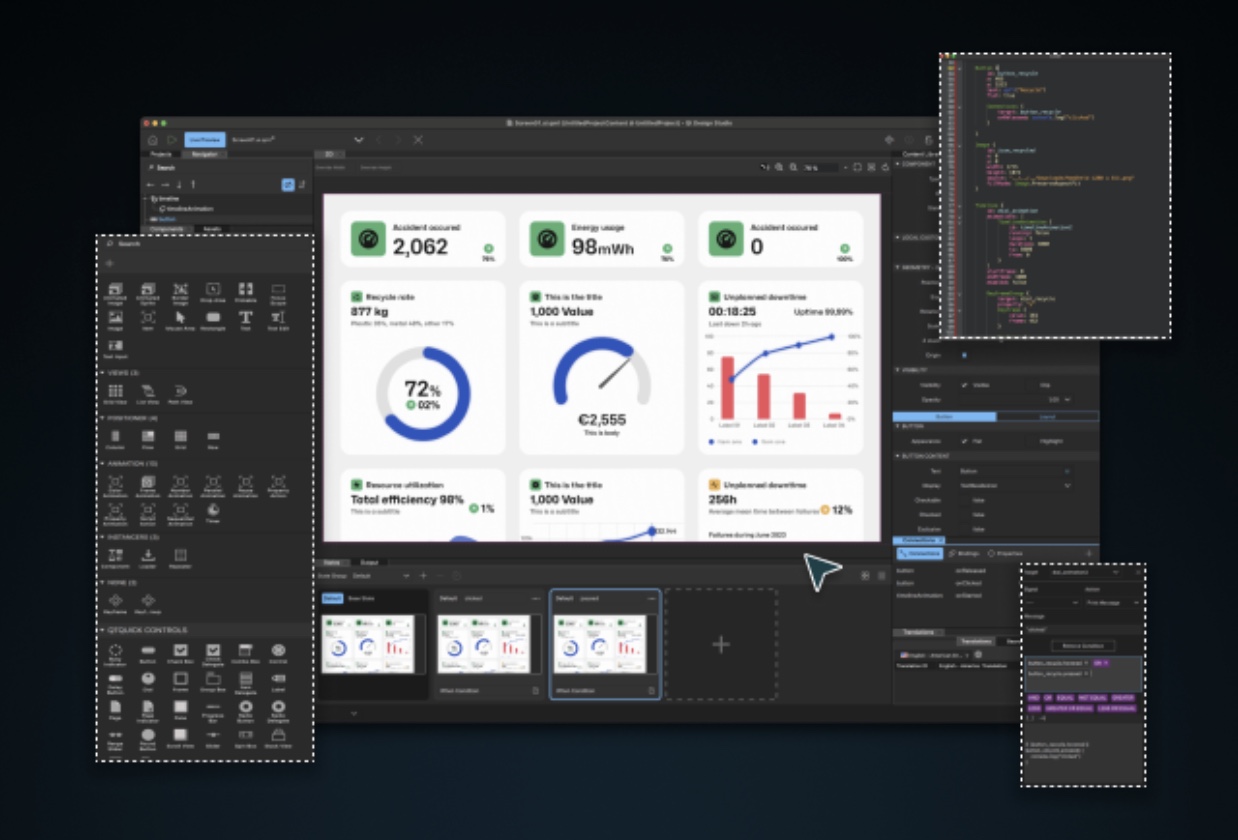 Qt Design StudioHMI界面设计
