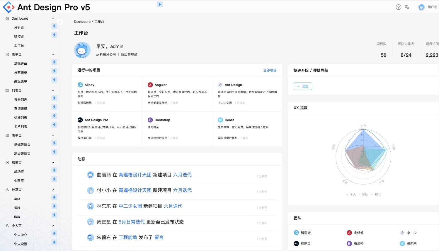 大厂组件风格统一