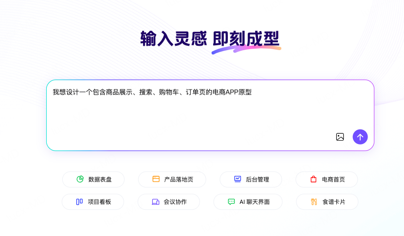 一句话生成电商APP原型图功能文档