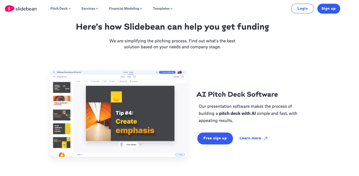 Slidebean在线PPT制作工具