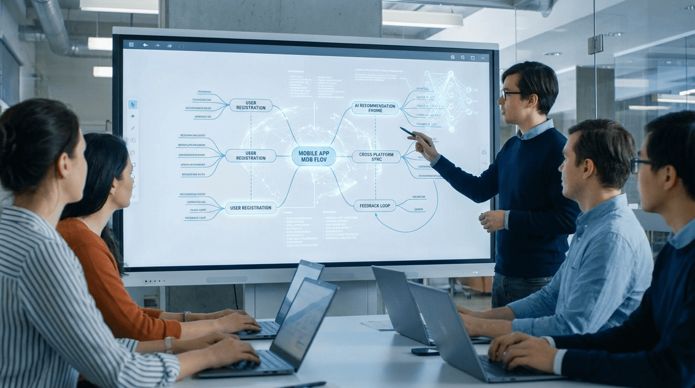 用 AI 思维导图构建“活的”用户流程