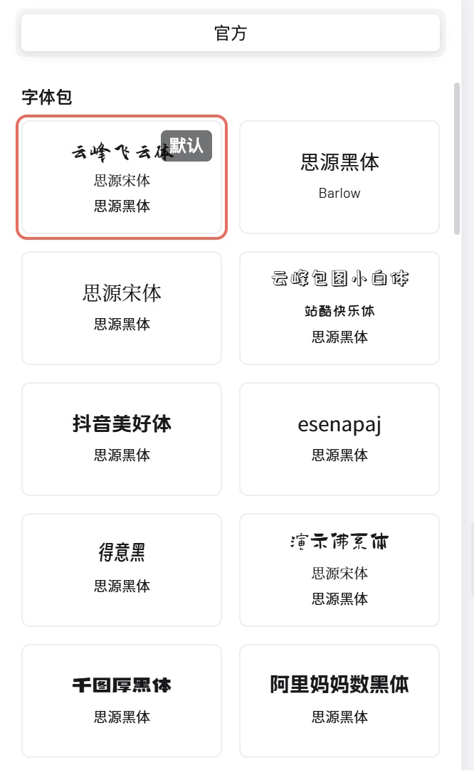 对字体进行排版