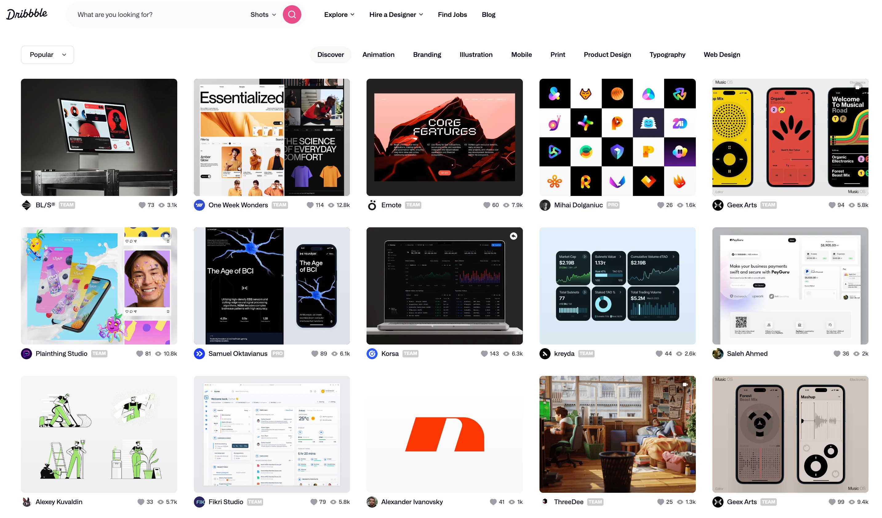 Dribbble是什么