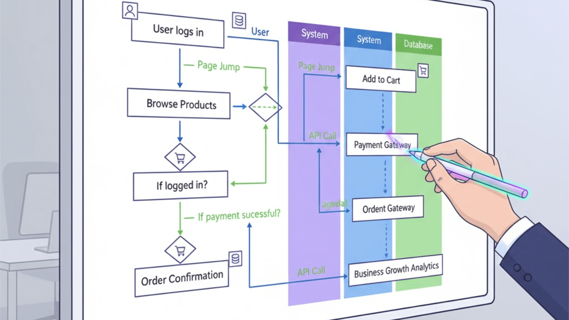 流程图软件如何重塑交互原型设计的底层逻辑