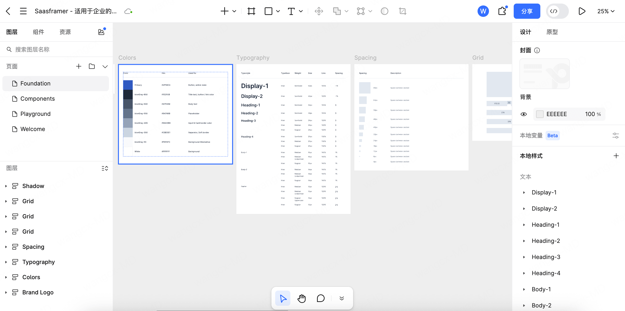 线框图组件模板3